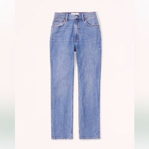 Abercrombie & Fitch Ankle Straight Ultra High Rise Jeans